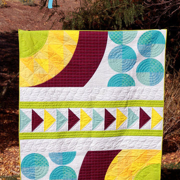 ON WILLIAM'S STREET - SPARK MYSTERY QUILT PATTERN - Artistic Quilts with Color