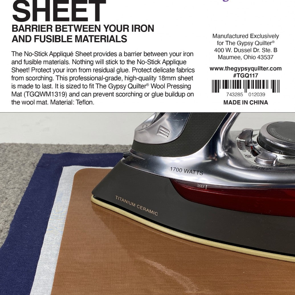 THE GYPSY QUILTER - No-Stick Applique Sheet 14-1/3in x 18-7/8in