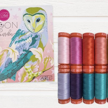 AURIFIL - TULA PINK - MOON GARDEN, 50WT COLLECTION - Artistic Quilts with Color
