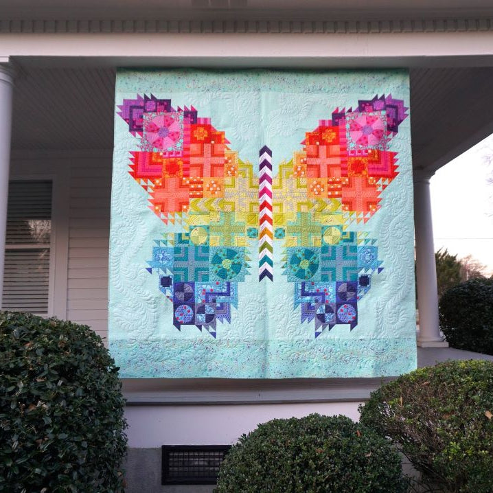TULA PINK - THE BUTTERFLY QUILT KIT 2ND EDITION - Artistic Quilts with Color