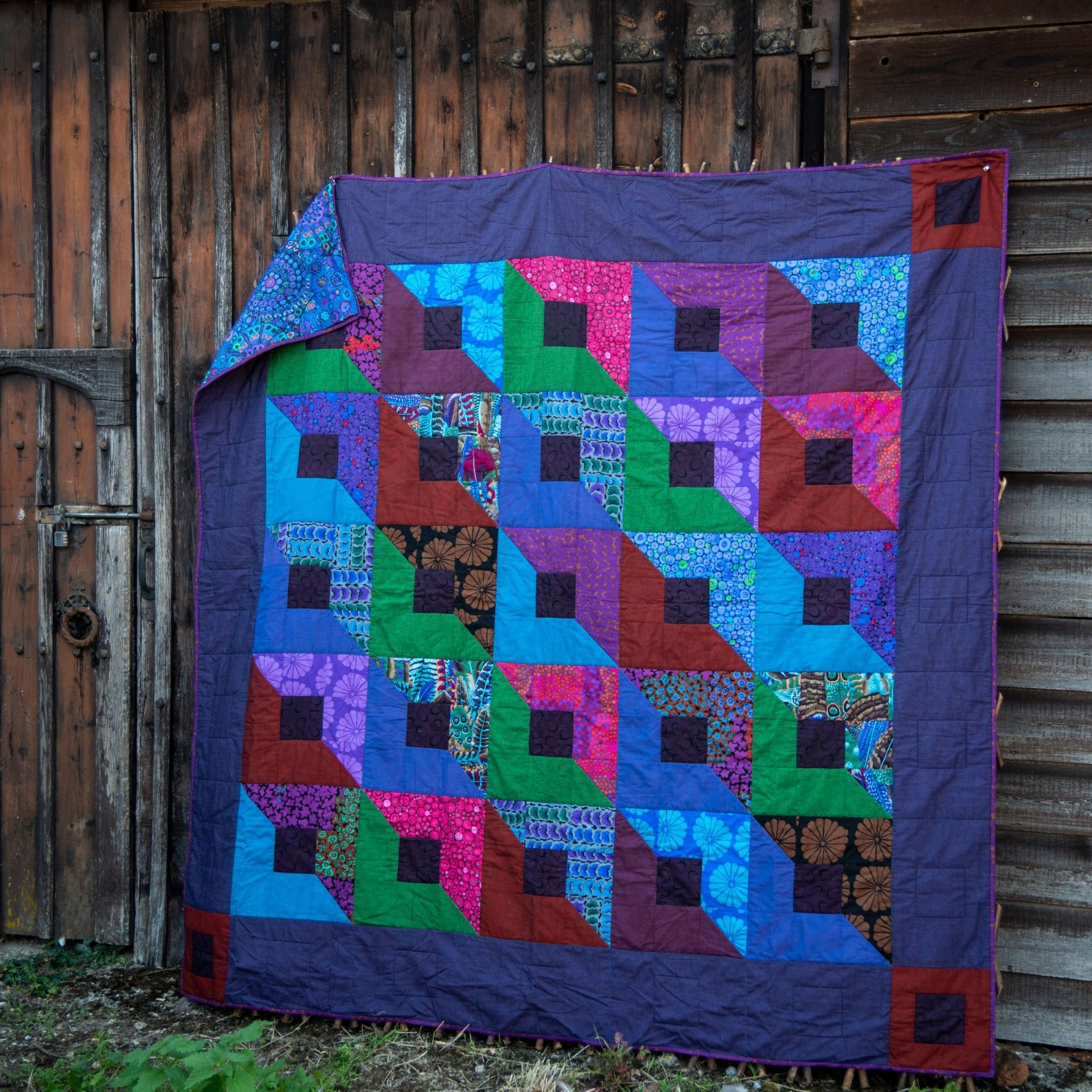 KAFFE FASSETT - QUILTS IN AN ENGLISH VILLAGE - Artistic Quilts with Color