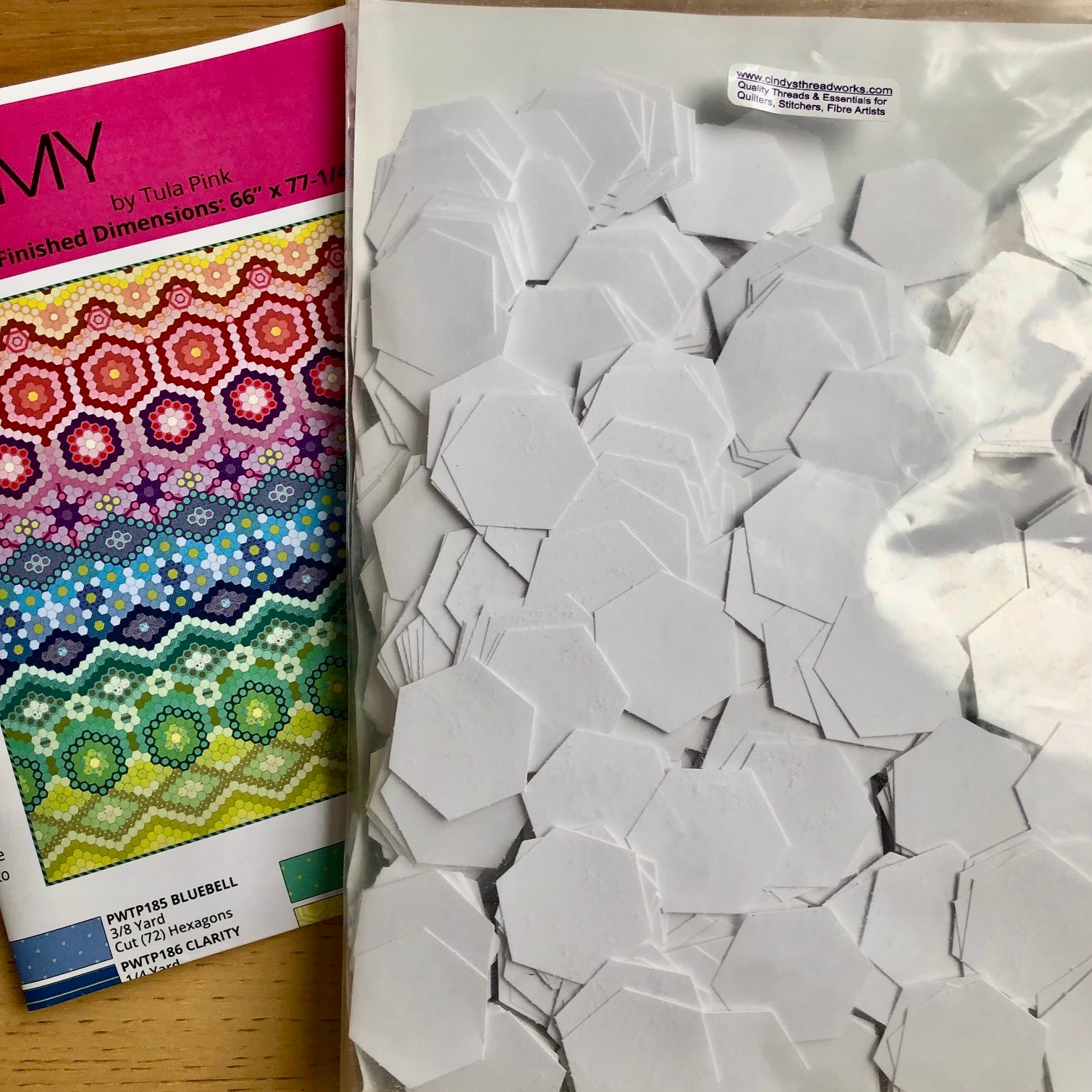 TULA PINK - ALCHEMY Pattern and Complete Paper Piece Pack ON BACKORDER - Artistic Quilts with Color