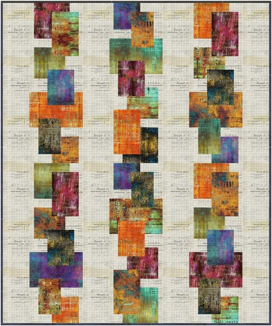 Artistic Quilts with Color ABBEY LANE - SUBURBAN SKIES Pattern