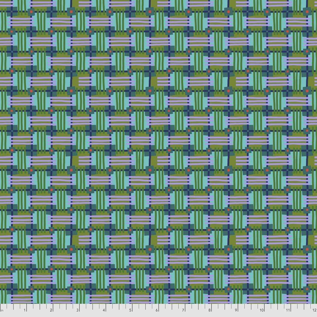 Artistic Quilts with Color Fabric Anna Maria Bright Eyes In Town, Fresh SKU# PWAH158.FRESH SHIPPING MAY 2021