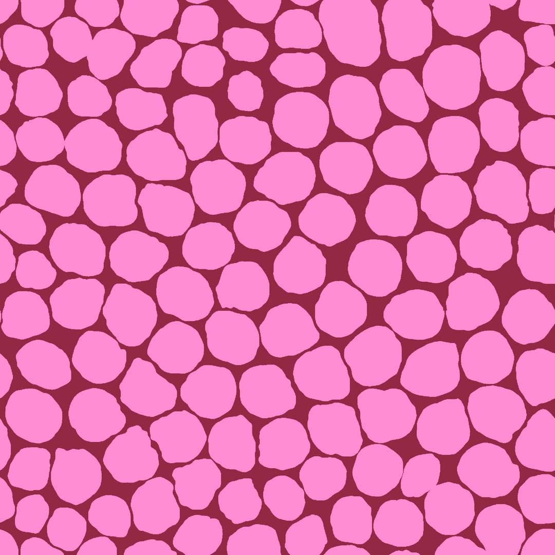 Artistic Quilts with Color Fabric Brandon Mably for the Kaffe Fassett Collective - Bubblegum SKU# PWBM053.BUBBLEGUM