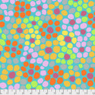 Artistic Quilts with Color Fabric Brandon Mably for the Kaffe Fassett Collective Flower Dot - Aqua SKU# PWBM077.AQUA