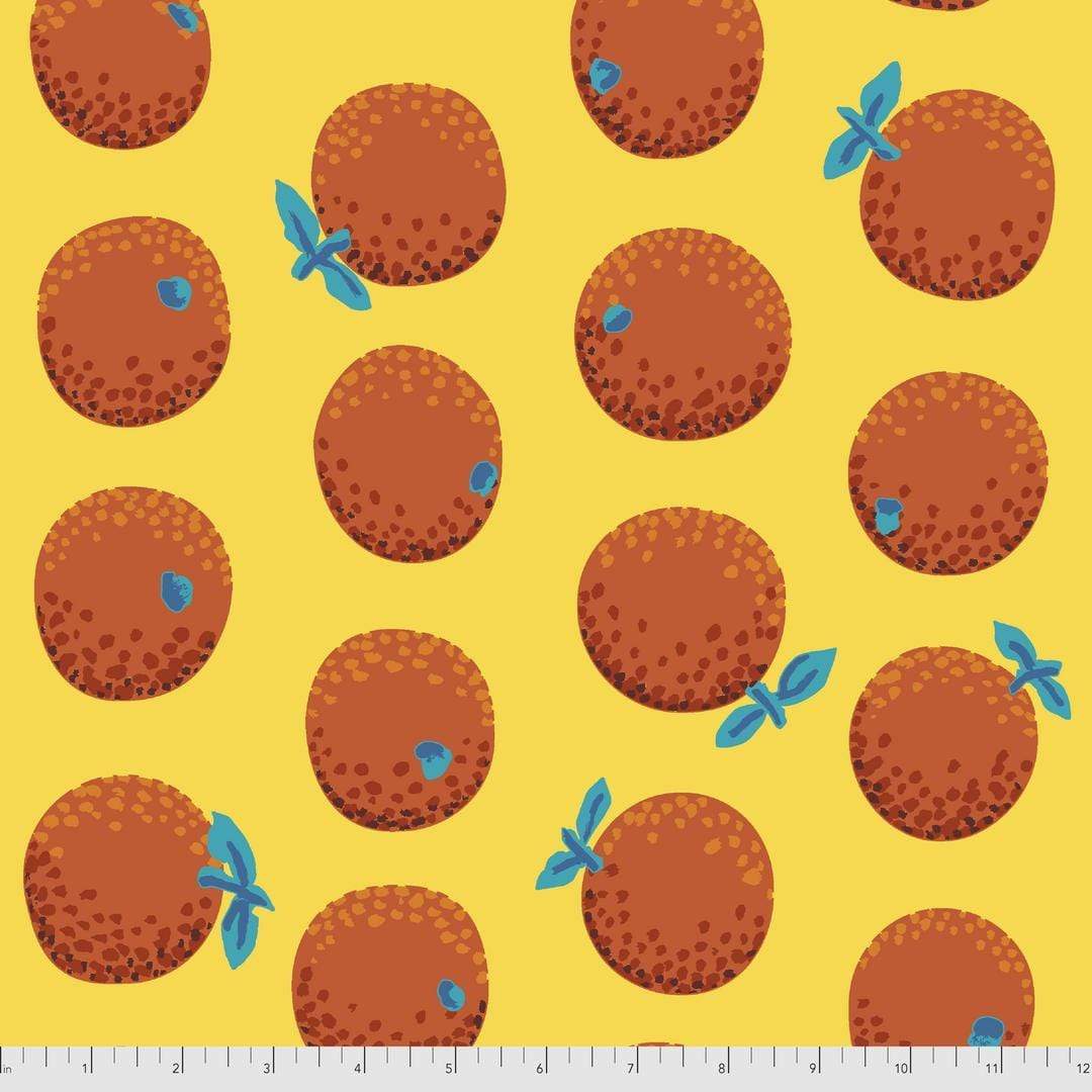 Artistic Quilts with Color Fabric Kaffe Fassett August 2021 Oranges - CITRUS SKU# PWGP177.CITRUS SHIPPING SEPTEMBER 2021