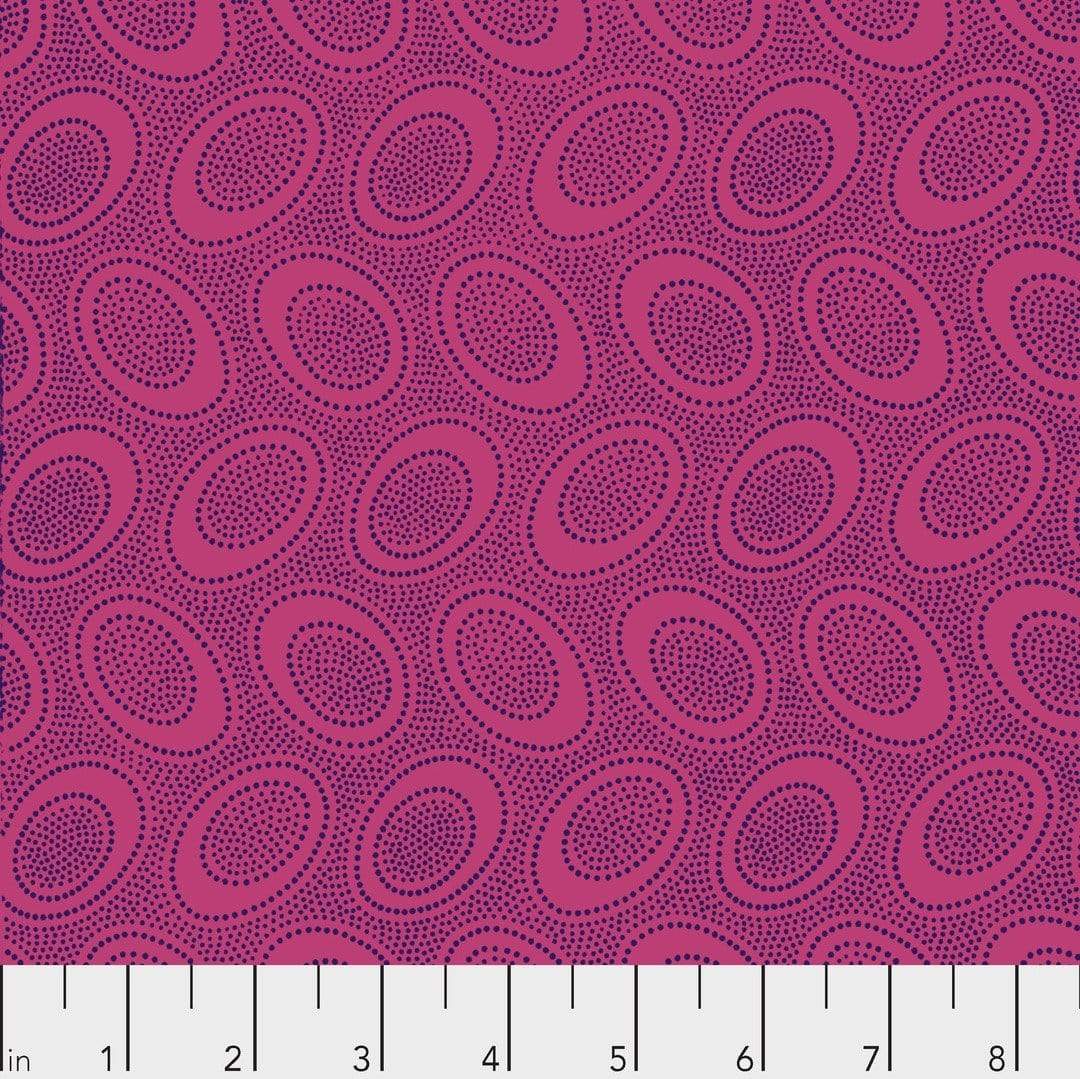 Artistic Quilts with Color Fabric Kaffe Fassett Collective MAROO Aboriginal Dot SKU# PWGP071.MAROO . DELIVERY APRIL 2021