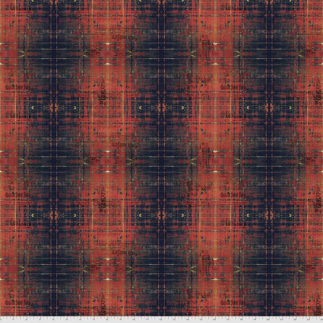 Artistic Quilts with Color Fabric Tim Holtz ABANDONED 2 SKU# PWTH136.RUST. SHIPPING MAY 2021