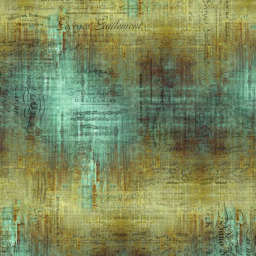 Artistic Quilts with Color Fabric Tim Holtz  ABANDONED 2 SKU# PWTH138.PATINA. SHIPPING MAY 2021