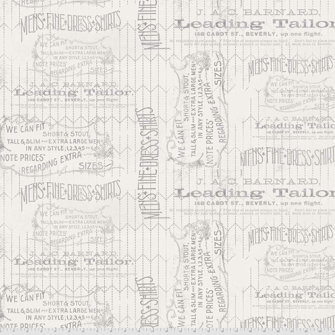 Artistic Quilts with Color Fabric Tim Holtz Eclectic Elements MONOCHROME Tailored - Linen SKU# PWTH066.LINEN SHIPPING AUGUST 2021