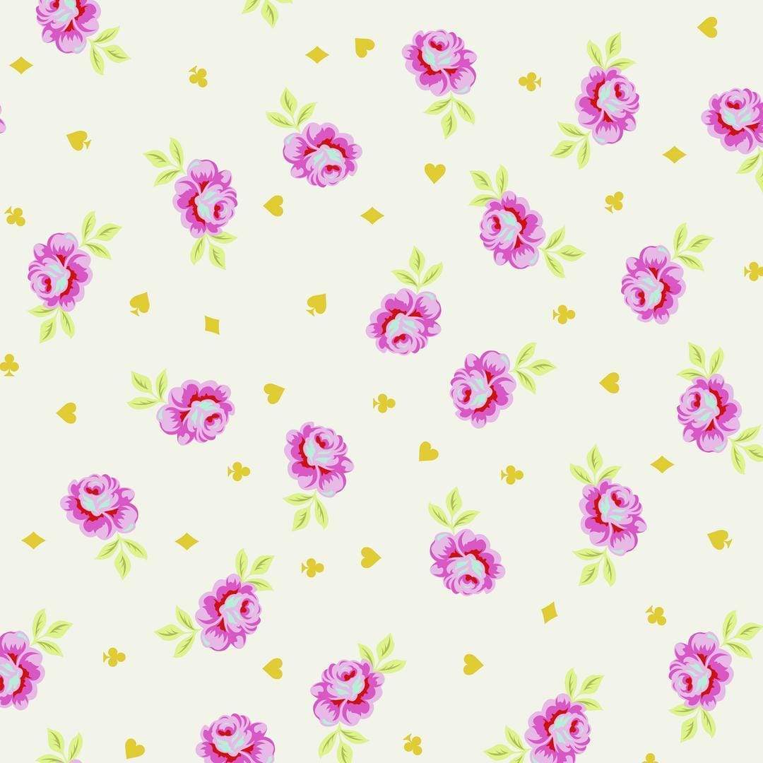 Artistic Quilts with Color Fabric Tula Pink Curioser and Curioser - BIG BUDS - SKU #QBTP006.WONDER SHIPPING JUNE 2021