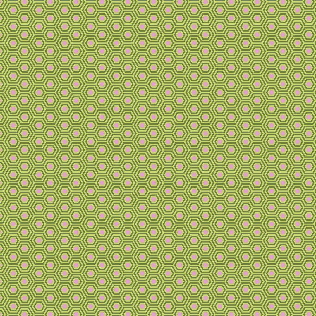 Artistic Quilts with Color Fabric Tula Pink True Colors - Hexy - JUNIPER SKU #PWTP150.JUNIPER