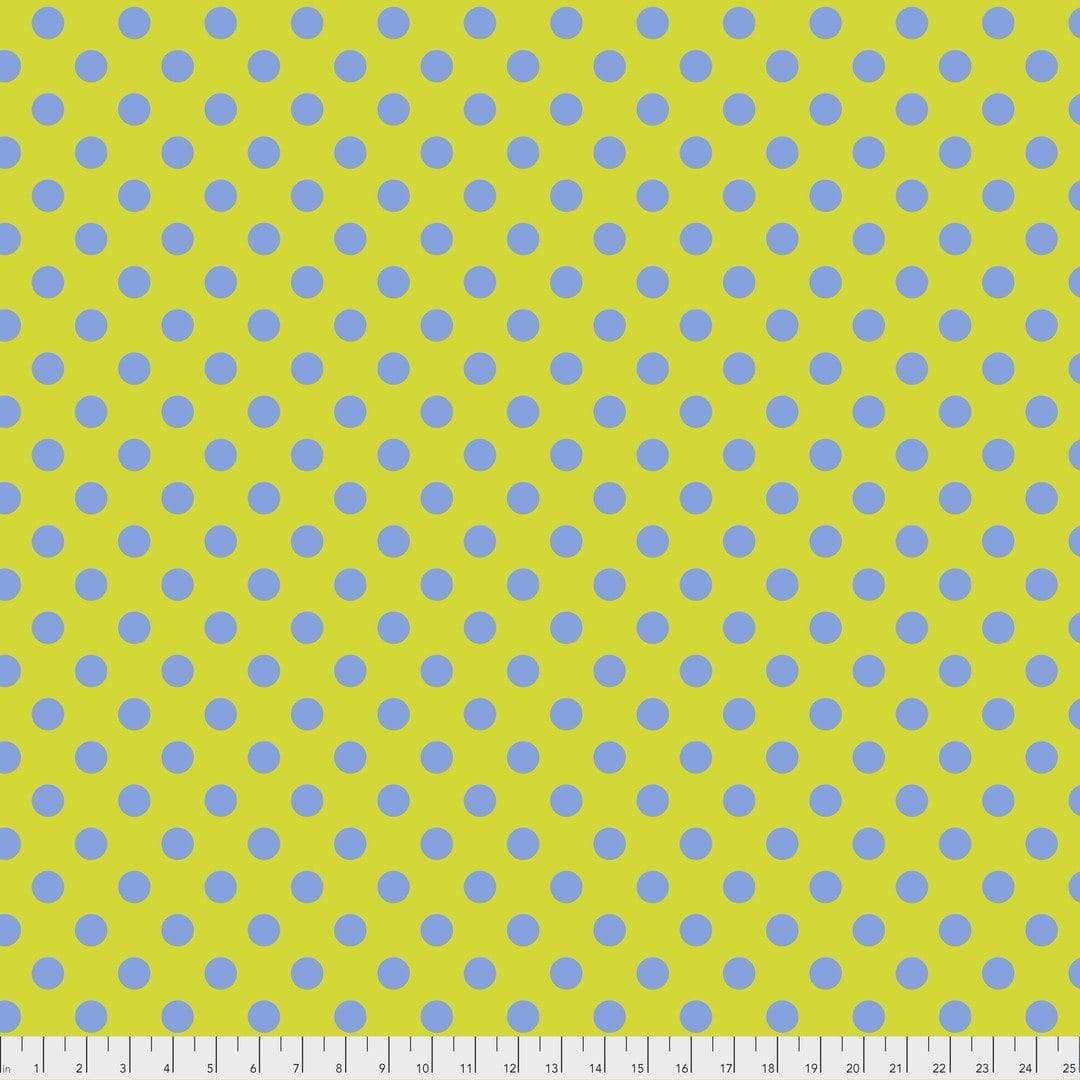 Artistic Quilts with Color Fabric Tula Pink True Colors - Pom Poms - MYRTLE SKU #PWTP118.MYRTL