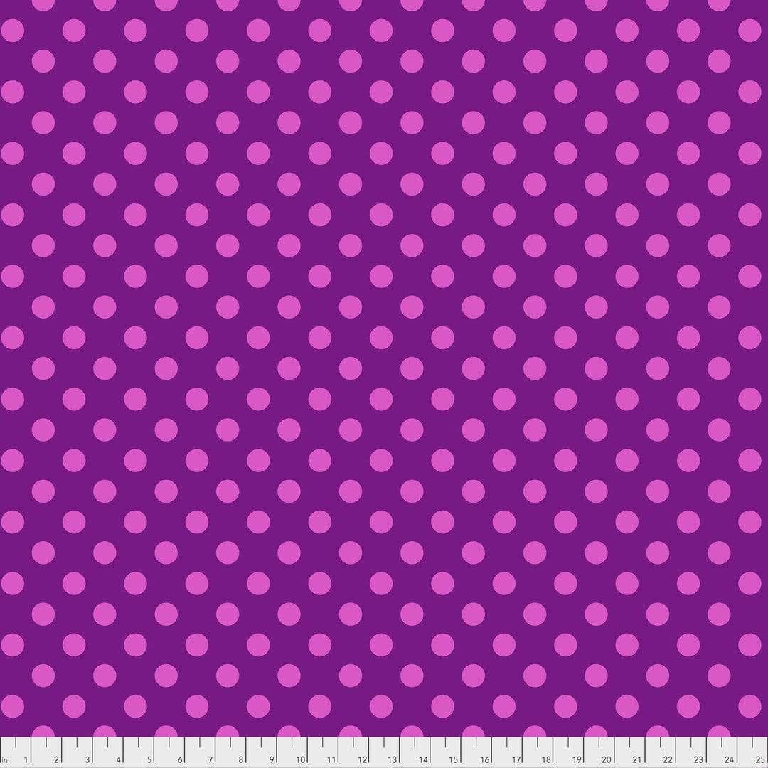 Artistic Quilts with Color Fabric Tula Pink  True Colors - Pom Poms - POXGL SKU #PWTP118.FOXGL