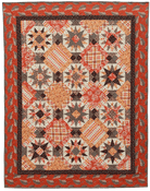 Artistic Quilts with Color FAT ROBIN 16-POINT MARINER'S COMPASS BOOK AND RULER COMBO