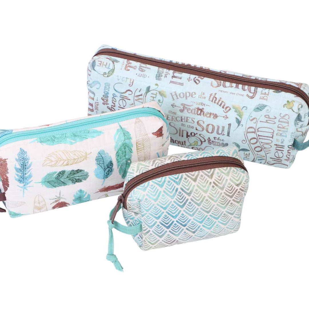 Artistic Quilts with Color pattern BYANNIE - All Bottled Up Zippered bag