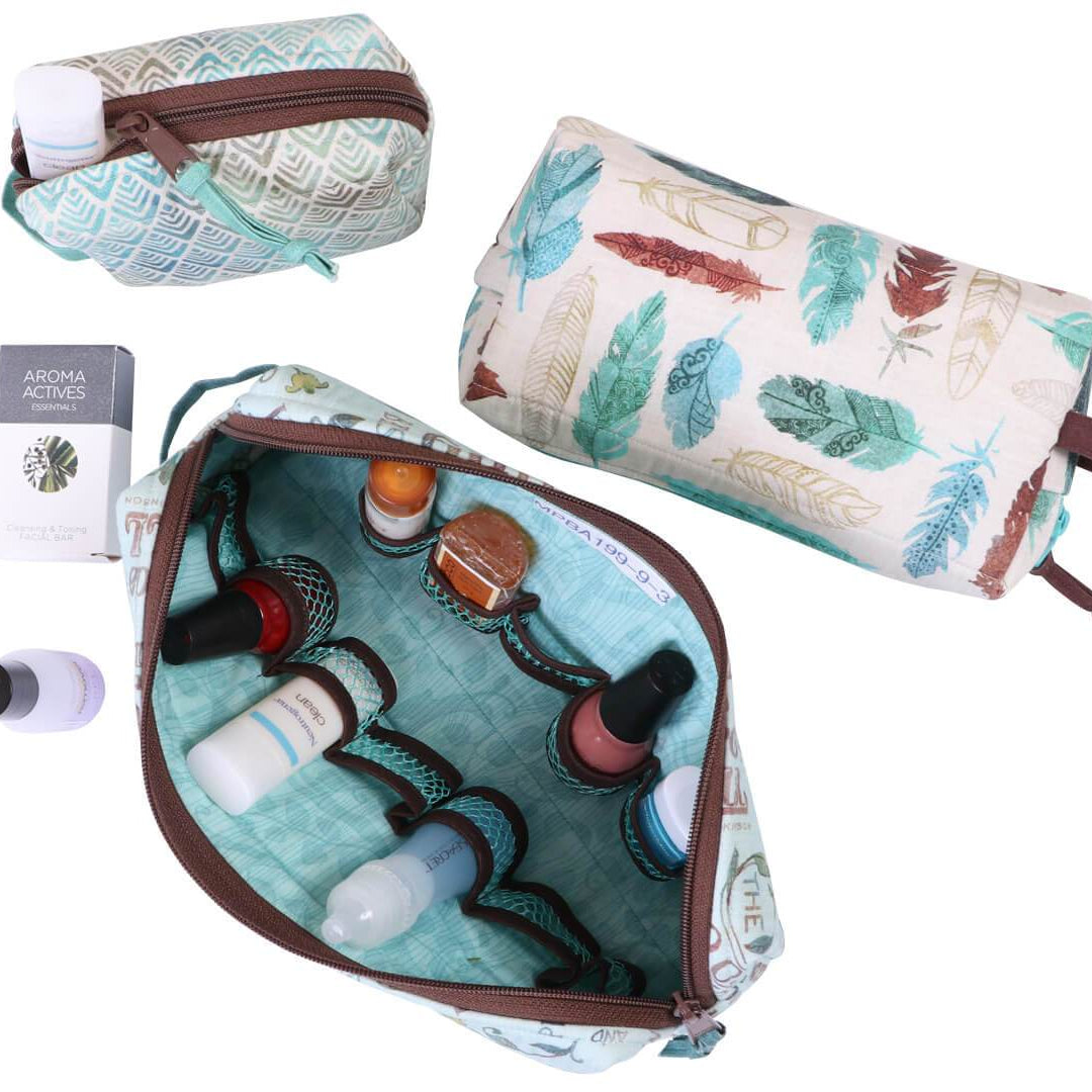Artistic Quilts with Color pattern BYANNIE - All Bottled Up Zippered bag