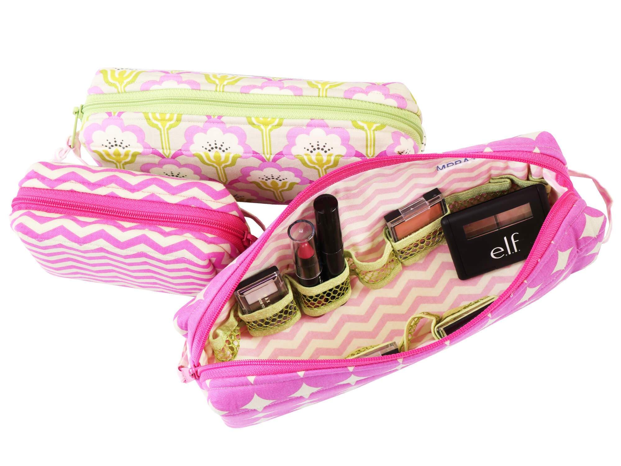 Artistic Quilts with Color pattern BYANNIE - All Bottled Up Zippered bag