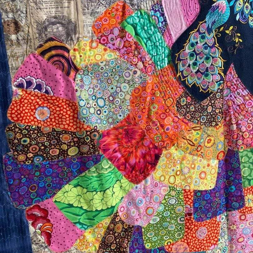 Artistic Quilts with Color pattern LAURA HEINE - The Dress Collage Quilt Kit