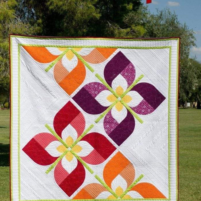 Artistic Quilts with Color pattern Windswept Pattern by on William's Street