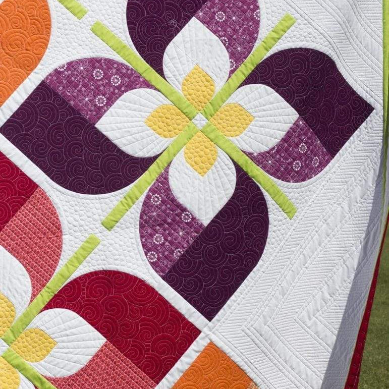 Artistic Quilts with Color pattern Windswept Pattern by on William's Street