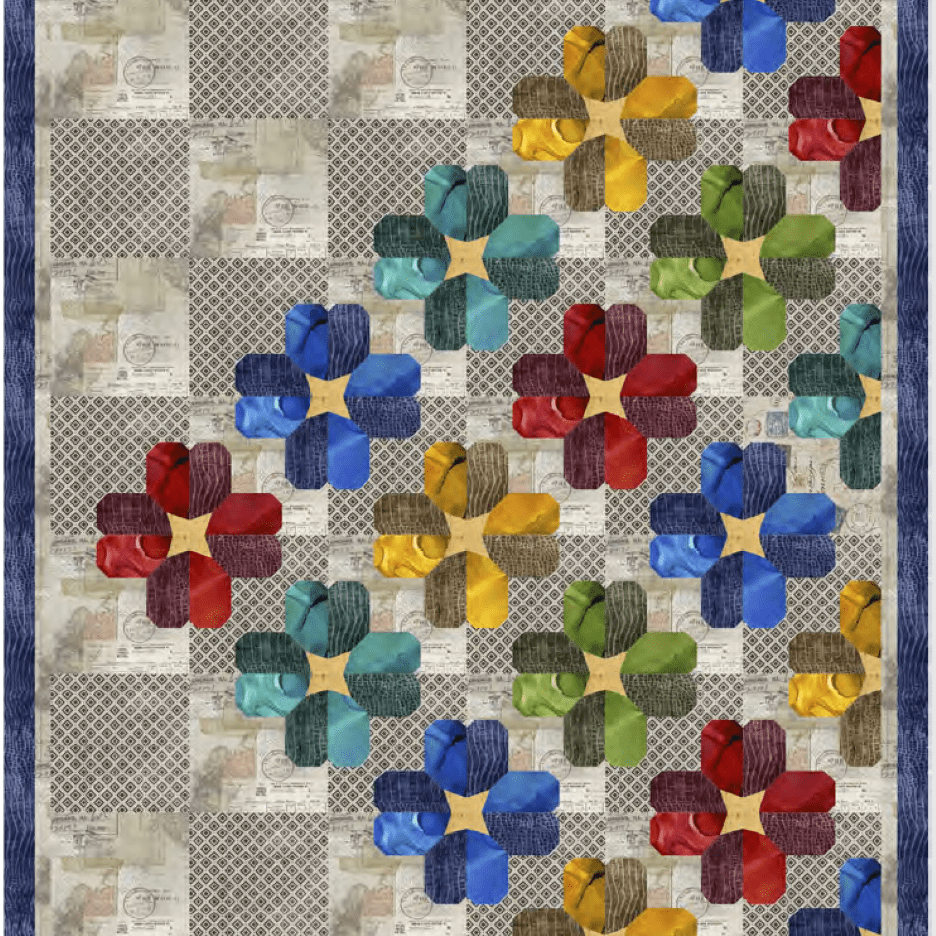 Artistic Quilts with Color Quilt Kit TIM HOLTZ - CHECKMATE QUILT KIT: SHIPPING SEPTEMBER 2021