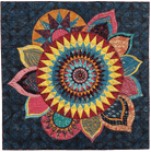 Artistic Quilts with Color template ROBIN RUTH - FLOWER COCKTAIL PATTERN