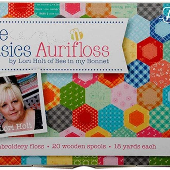 Artistic Quilts with Color Thread Aurifil BEE BASICS AURIFLOSS by Lori Holt