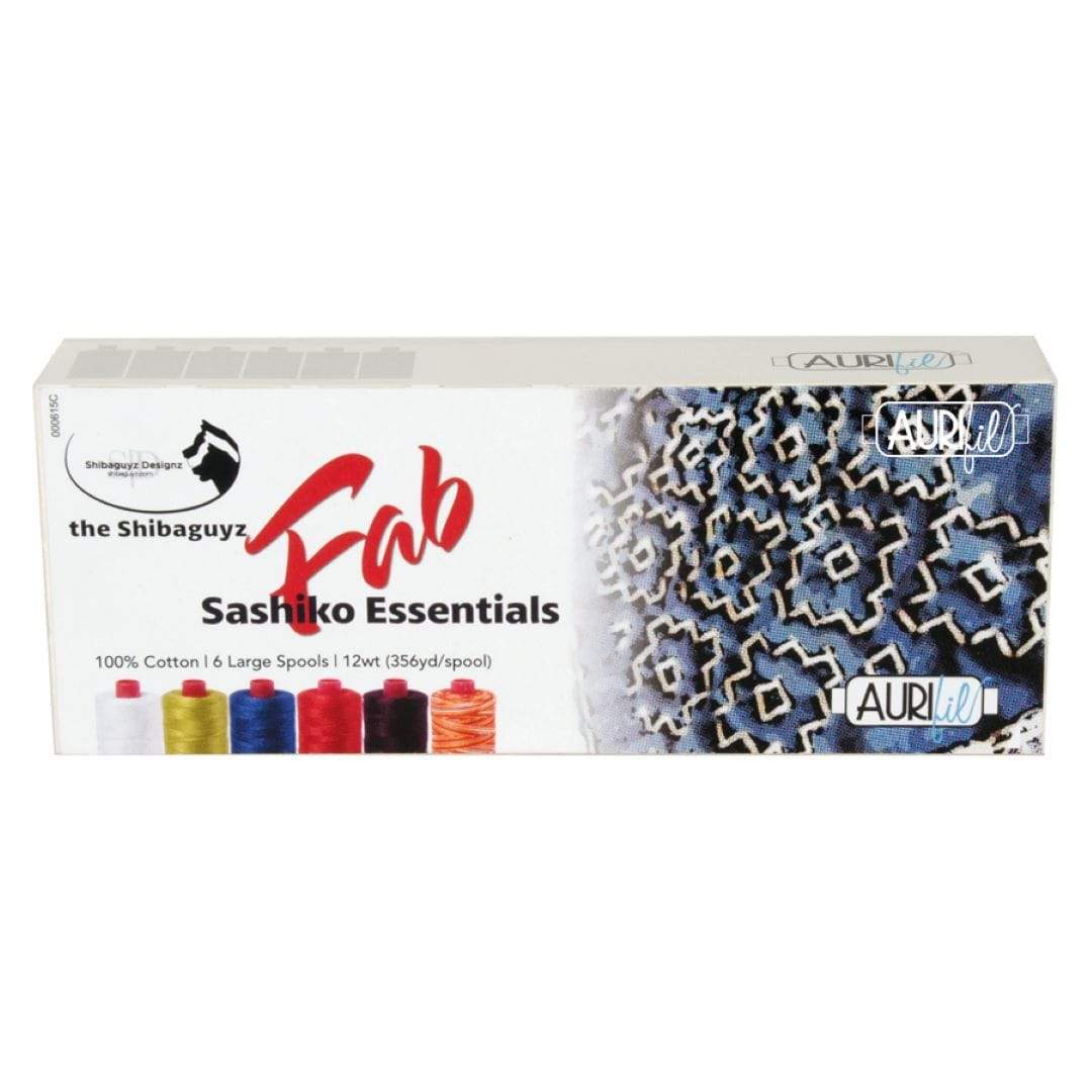 Artistic Quilts with Color Thread Aurifil Fab Sashiko Essentials by Shibaguyz