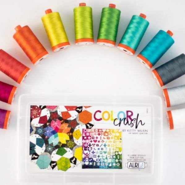 Artistic Quilts with Color Thread Color Crush - Kitty Wilkin of Night Quilter