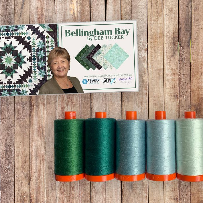 AURIFIL - BELLINGHAM BAY by Deb Tucker - Artistic Quilts with Color