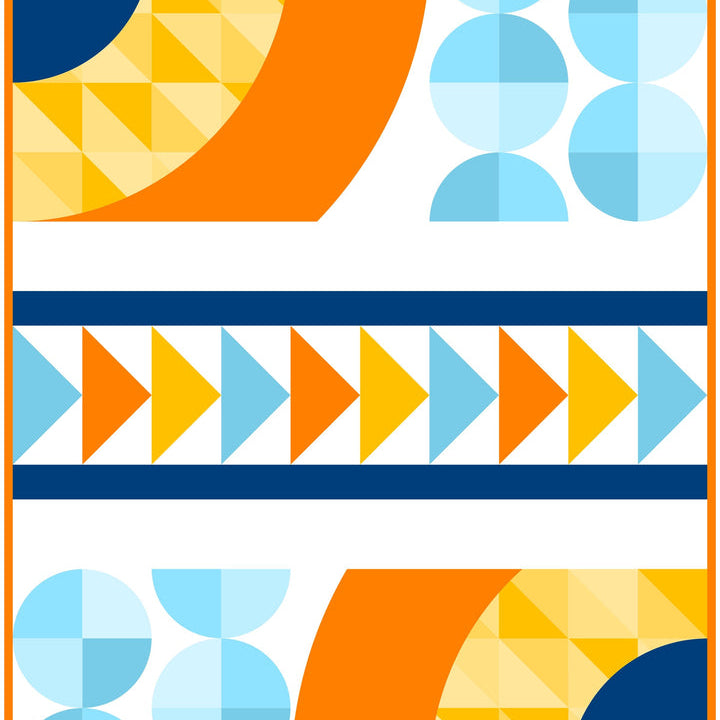 ON WILLIAM'S STREET - SPARK MYSTERY QUILT PATTERN - Artistic Quilts with Color