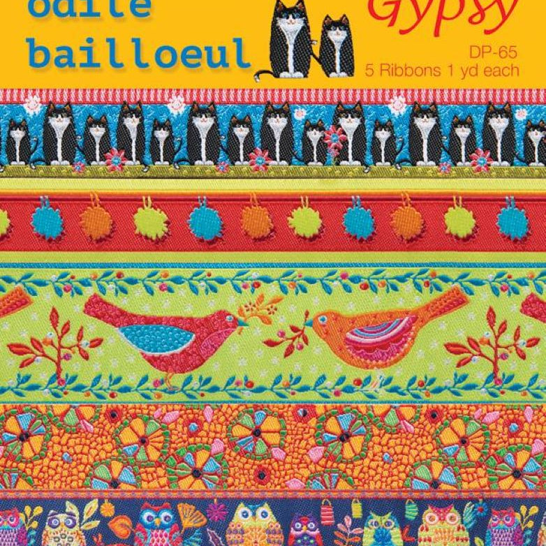 RENAISSANCE RIBBONS - KAAFFE FASSETT SPANISH ROSE - DESIGNER PACK - Artistic Quilts with Color