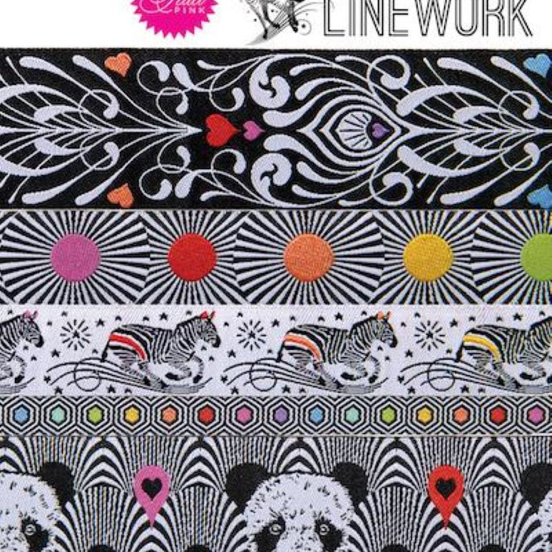 RENAISSANCE RIBBONS - TULA PINK LINEWORK - RIBBON DESIGNER PACK - Artistic Quilts with Color