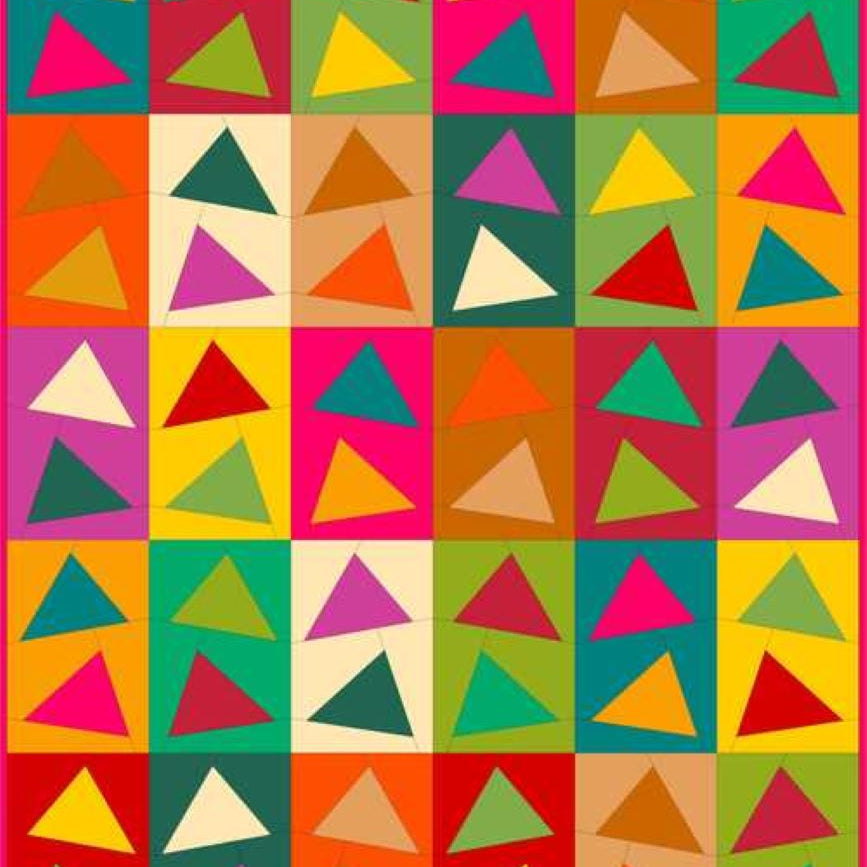 COTTON STREET COMMONS - WILD THING Quilt Pattern - Artistic Quilts with Color