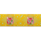 RENAISSANCE RIBBONS - TULA PINK CURIOSER AND CURIOSER - CHESHIRE CAT ON YELLOW - Artistic Quilts with Color