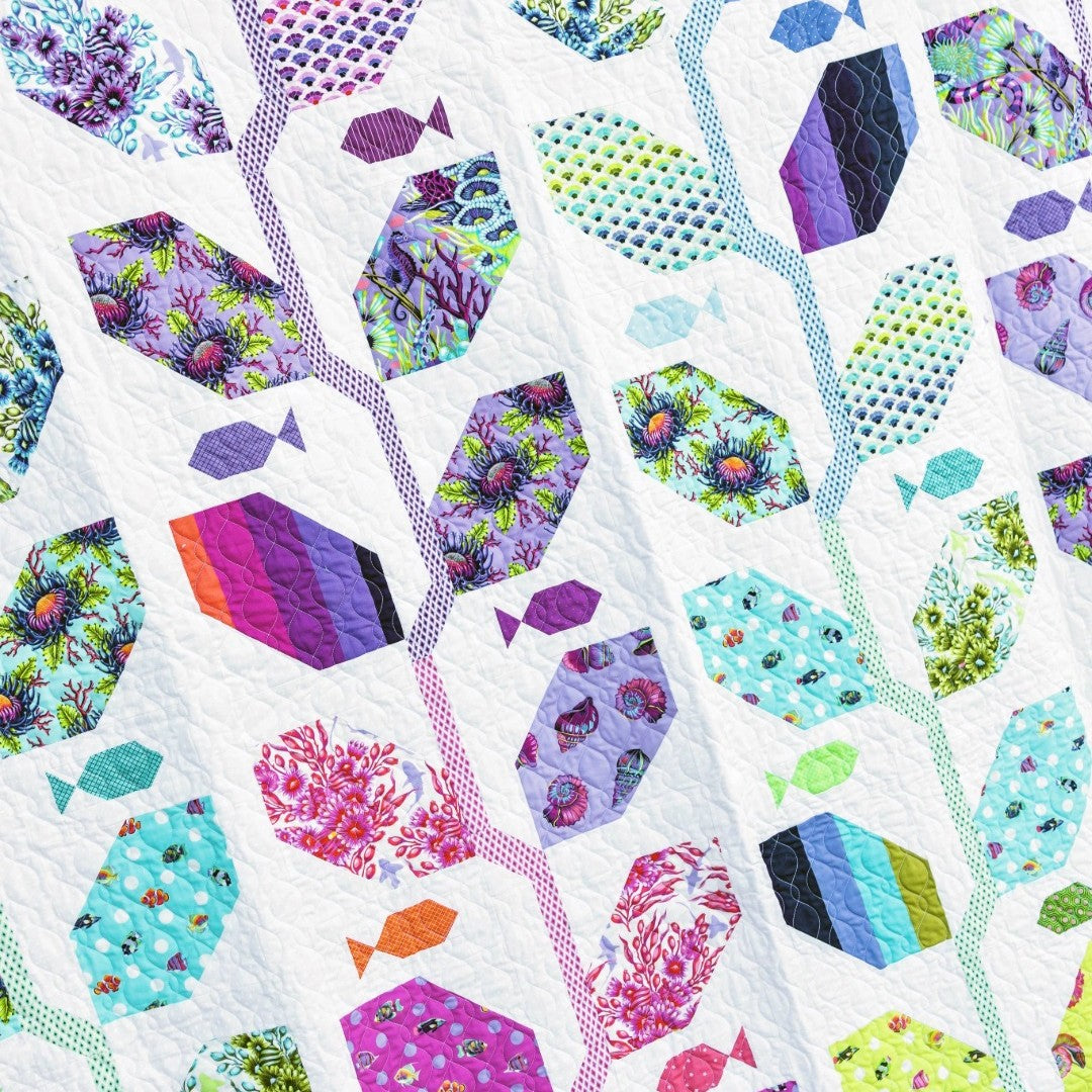 Tula Pink Floral Reef Has Arrived in Full Bloom