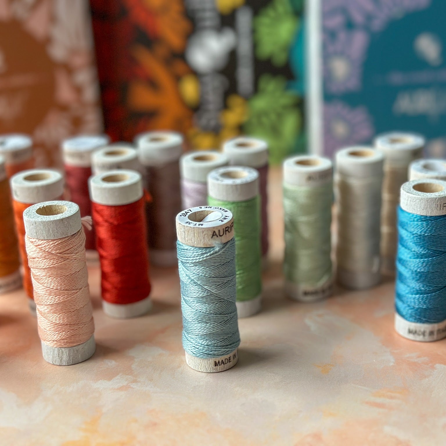 Meet Aurifil 100% Cotton 8wt thread!