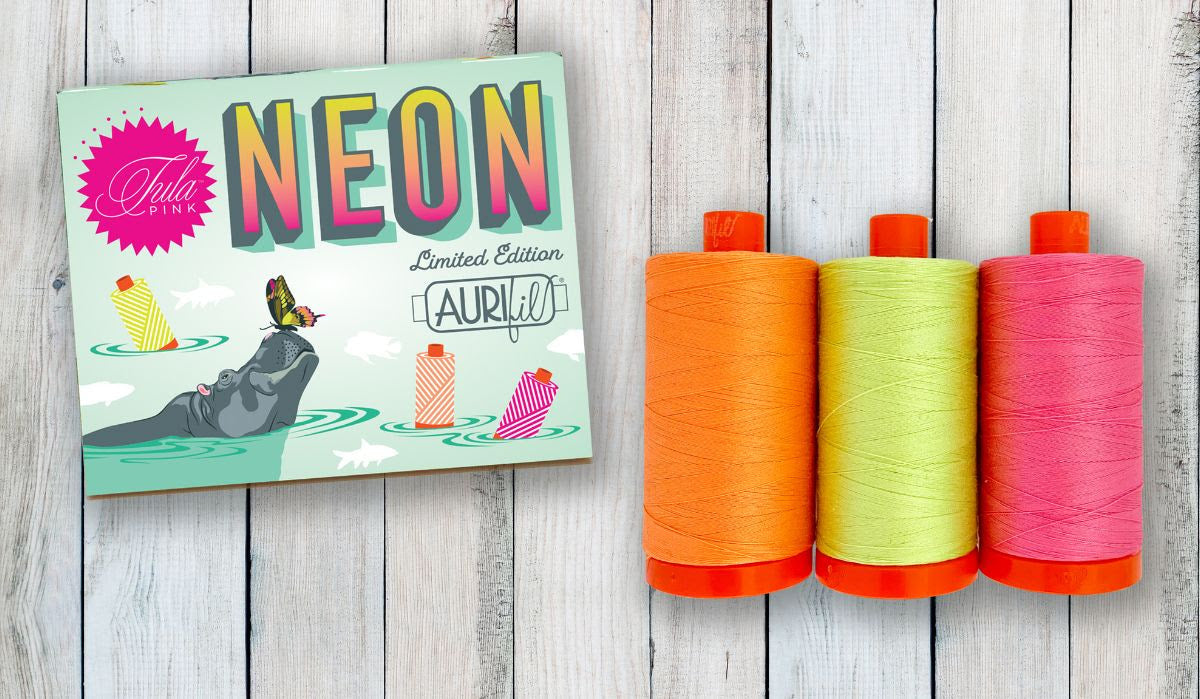 TULA PINK - AURIFIL - NEON COLORS