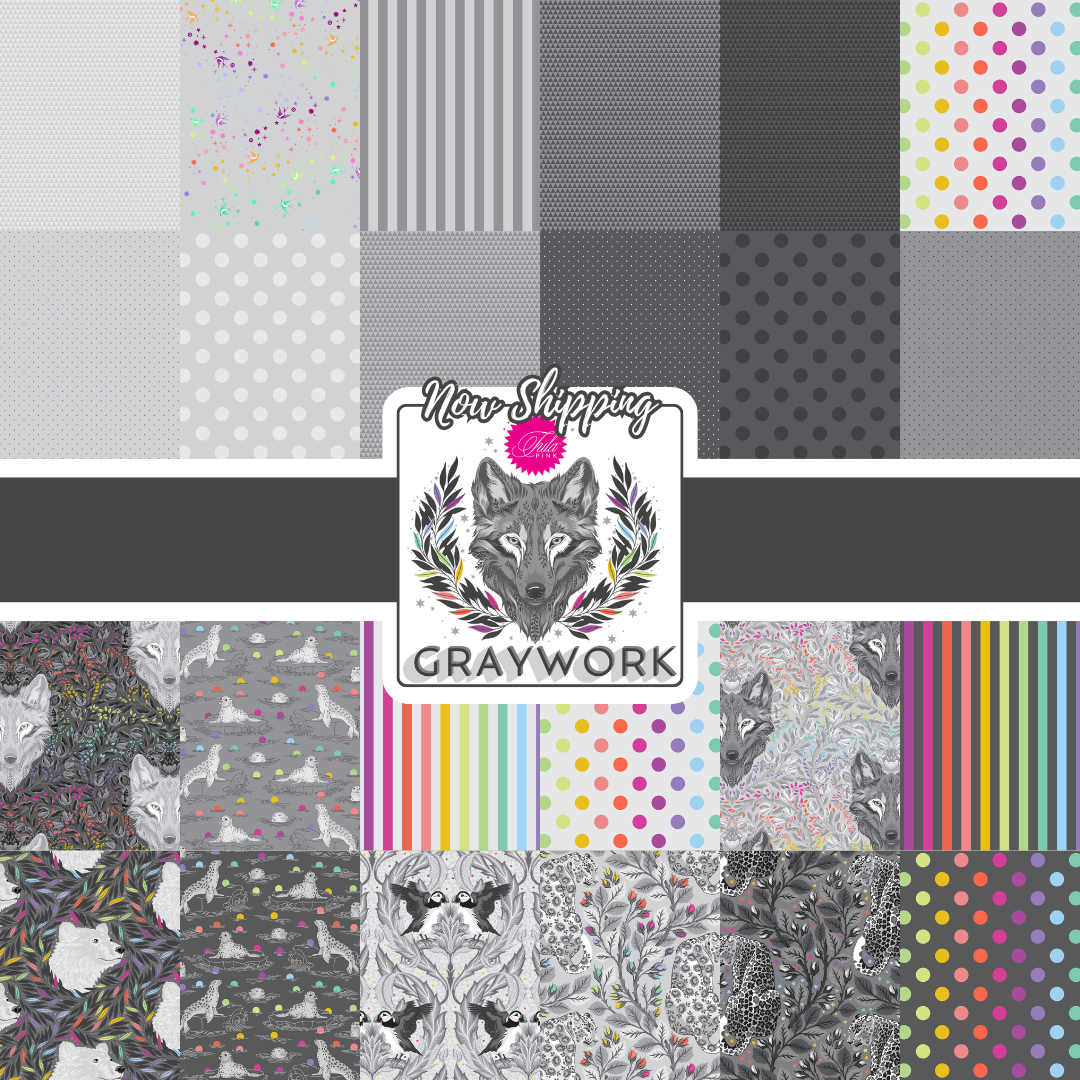 Tula Pink's Graywork: Neutrals with Depth & Design Freedom