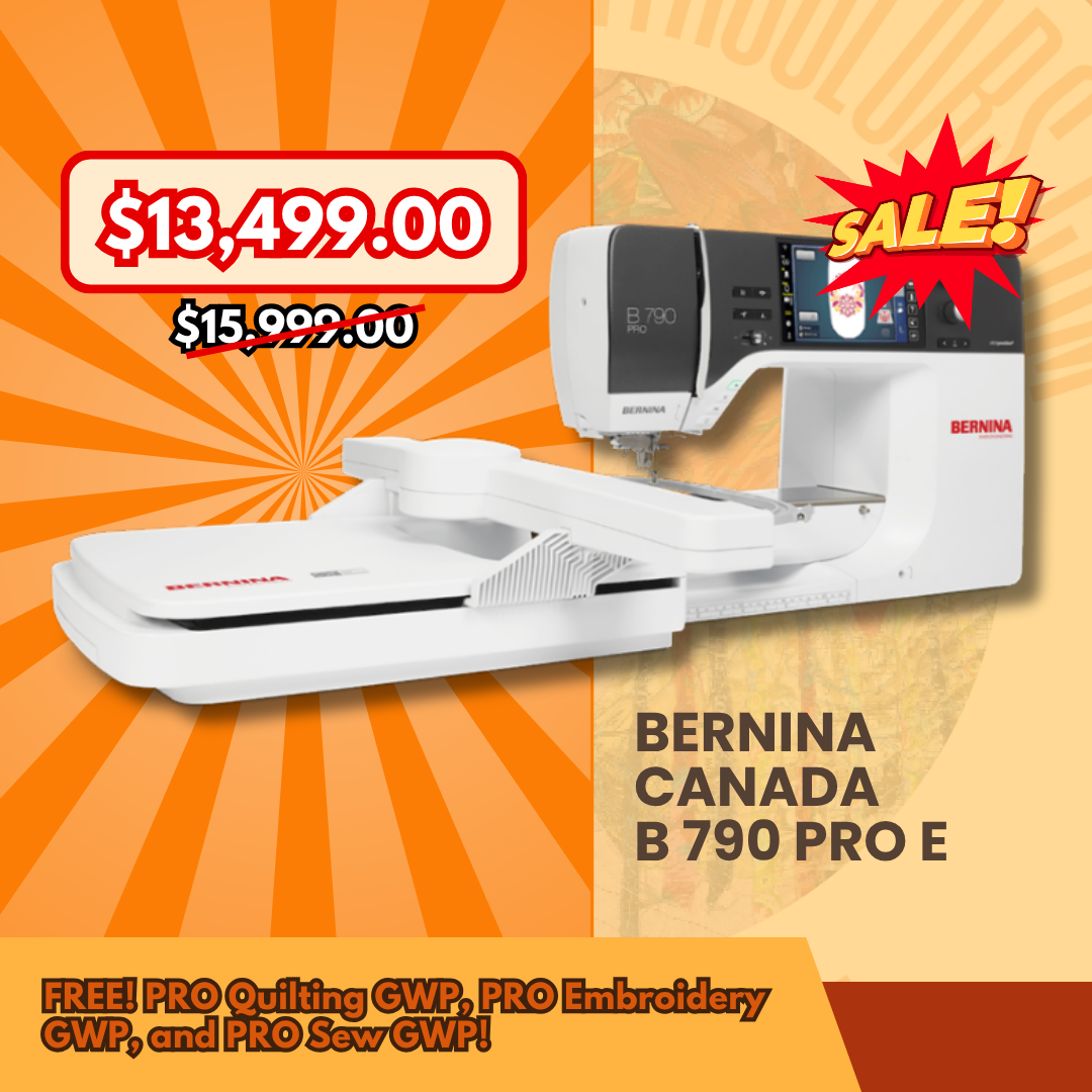 The BERNINA 790 PRO: Precision, Power & the Deal of the Season!
