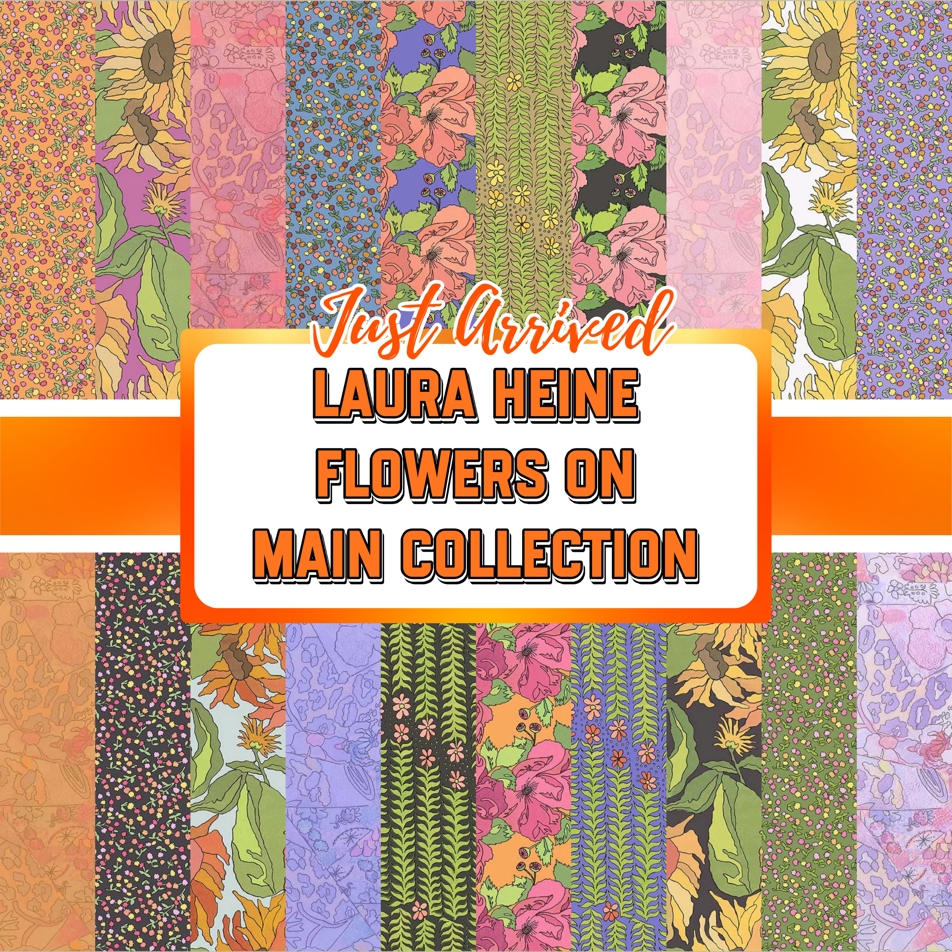 Bright New Arrival: Laura Heine’s Flowers on Main Collection