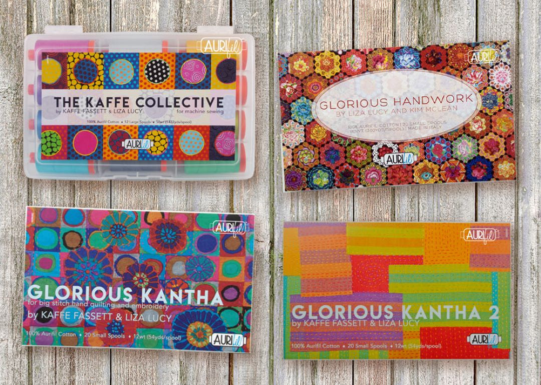 The Kaffe Collective Aurifil Collections