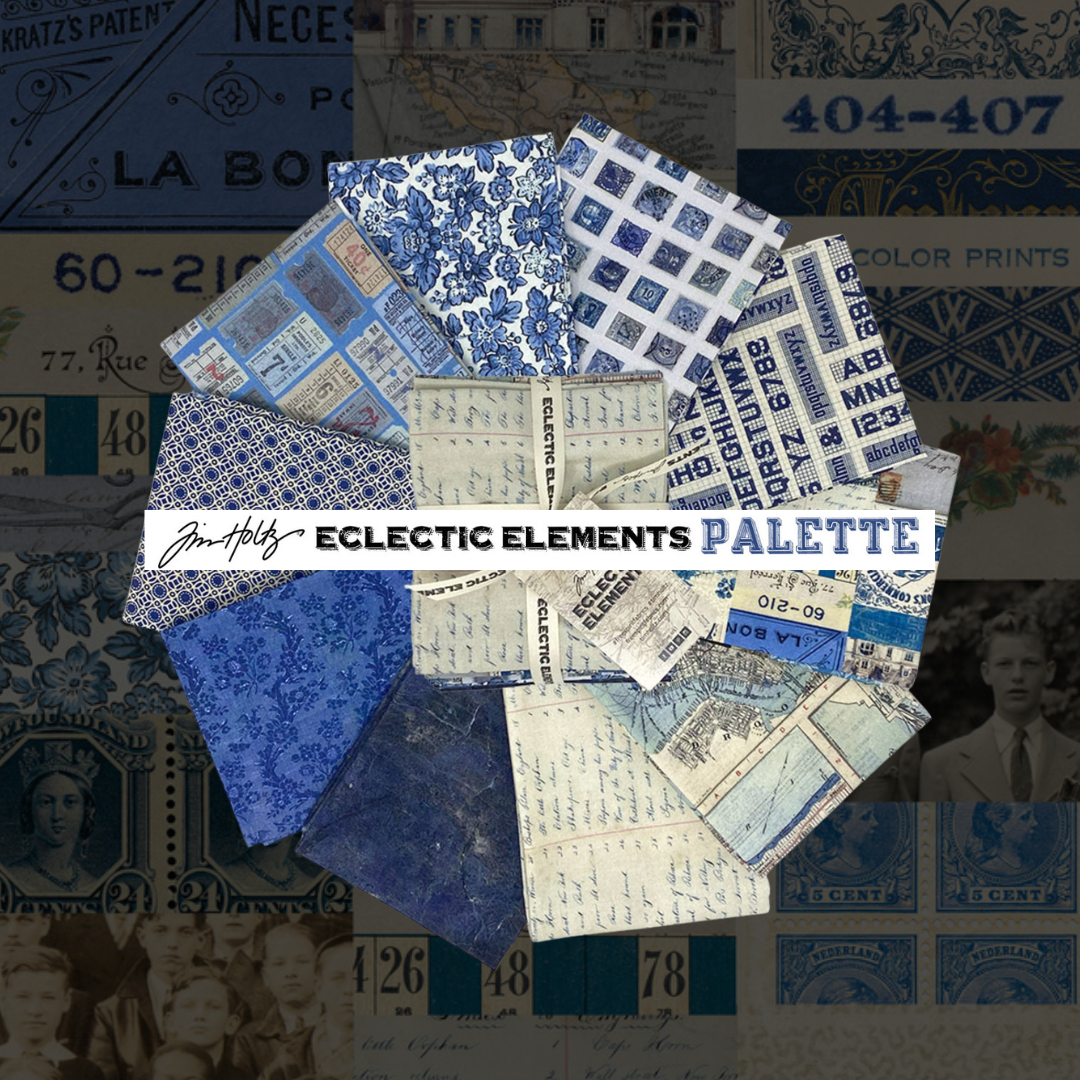Exploring Color Stories Through Tim Holtz’s Indigo Palette