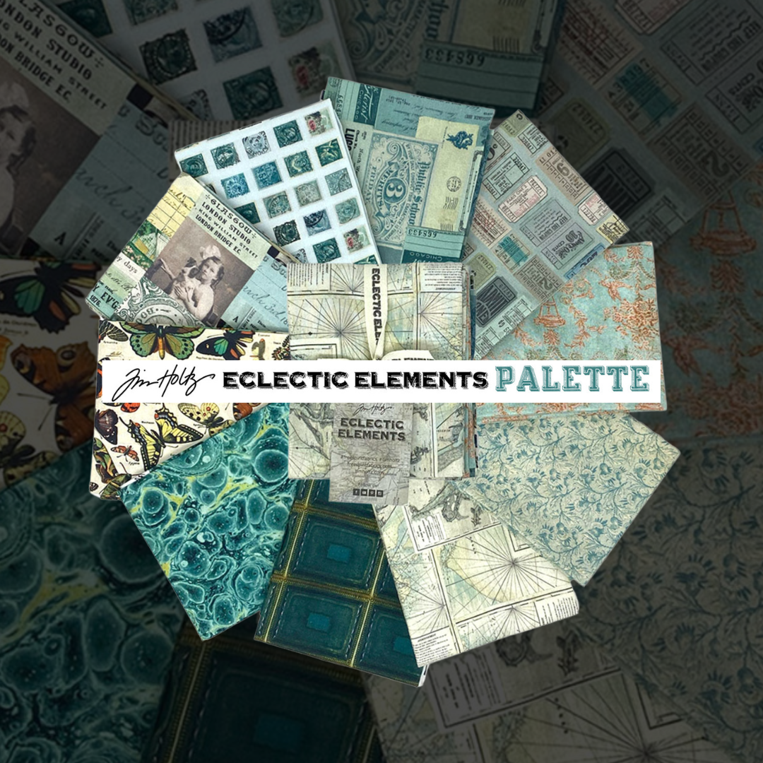 Dive Into Rich Color with Tim Holtz’s “Palette Teal” Collection