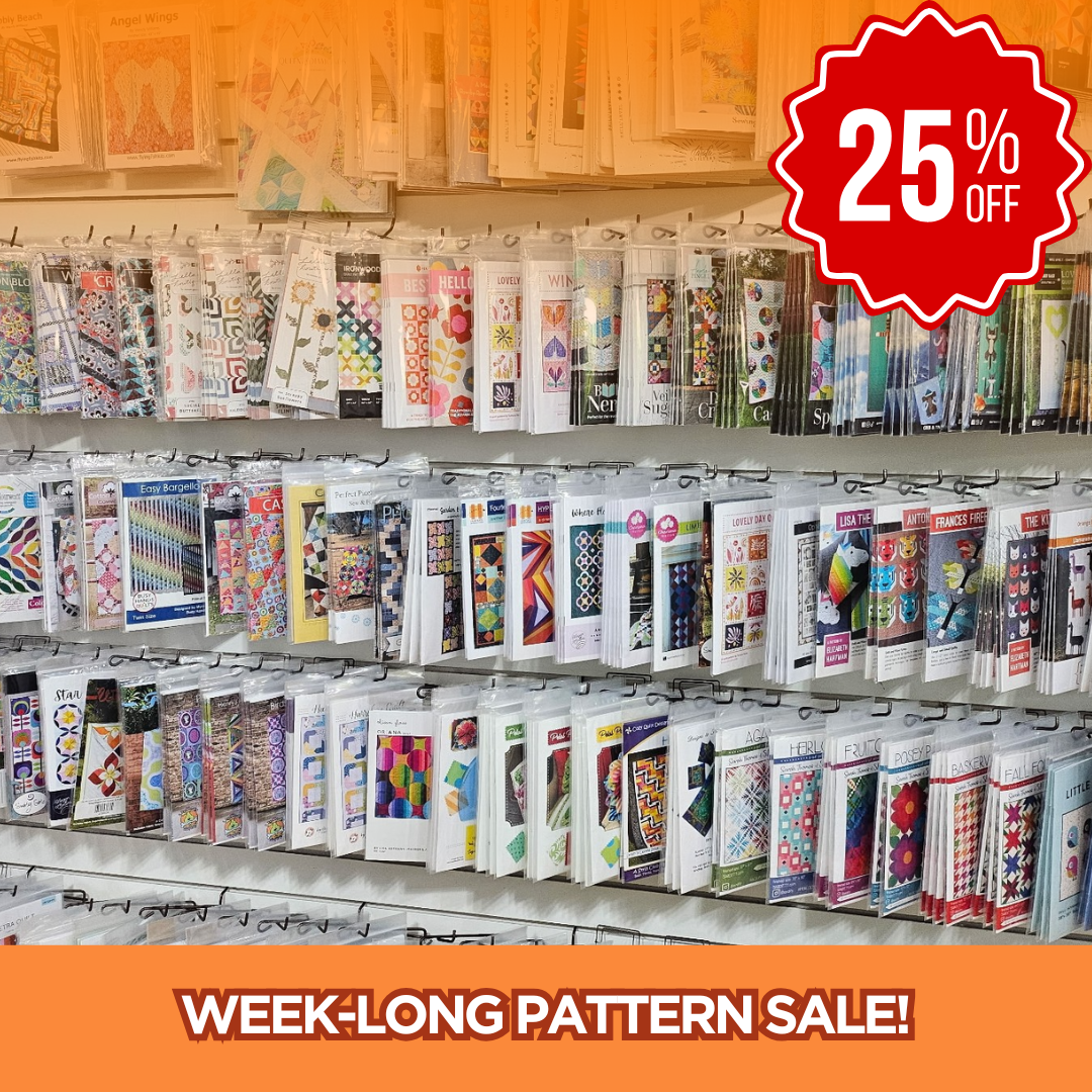 Quilt More for Less: 25% Off Week-Long Pattern Sale