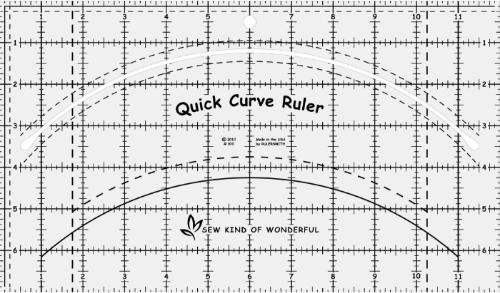 The Quick Curve Ruler© – Artistic Quilts with Colors Inc.
