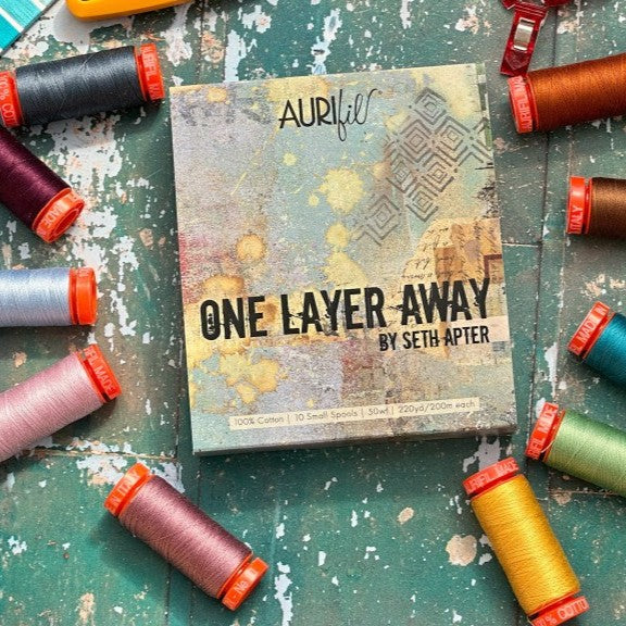 One Layer Away: The New Aurifil Thread Collection by Seth Apter