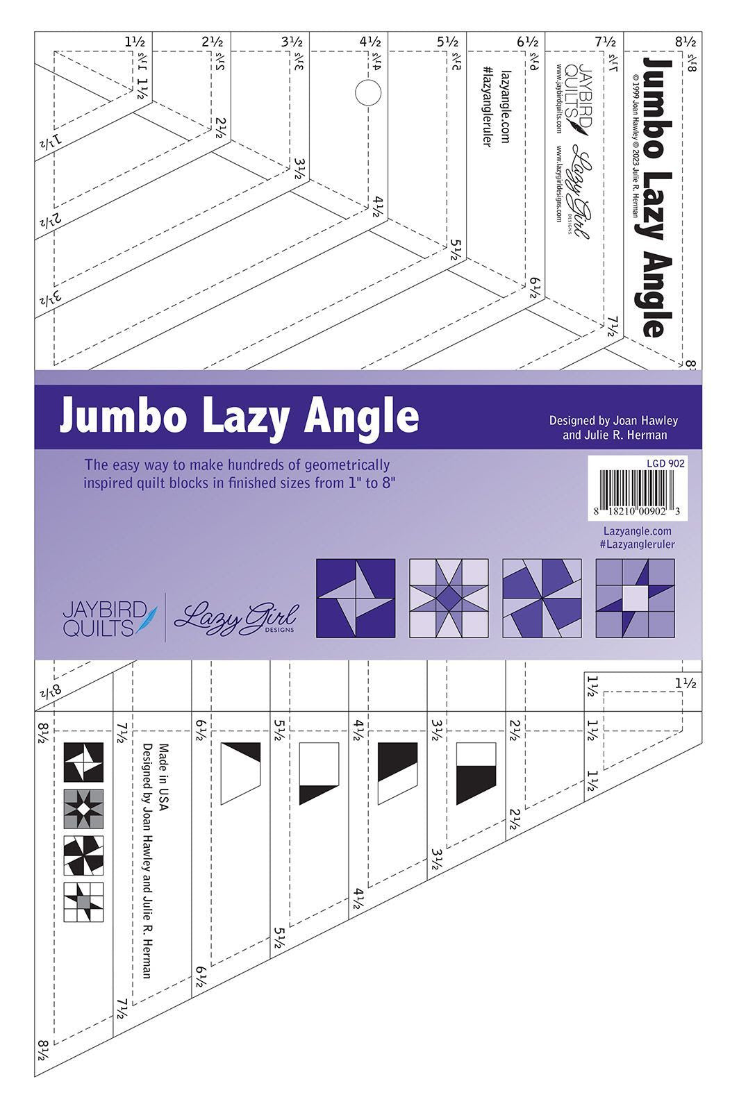 Lazy Girl Designs - Jumbo Lazy Angle Ruler